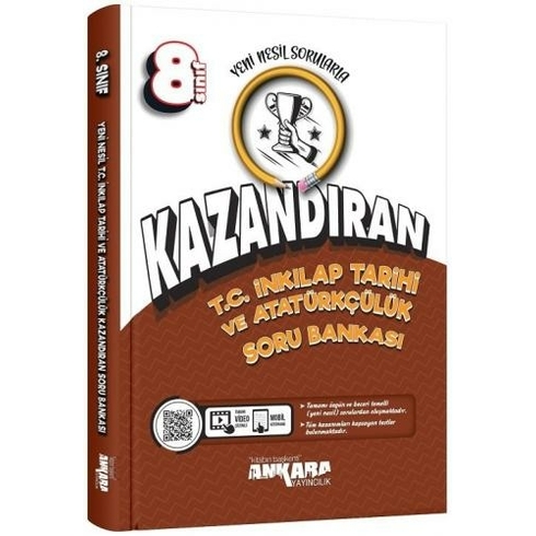 Ankara 8.Sınıf Lgs Kazandıran Inkılap Tarihi Soru Bankası