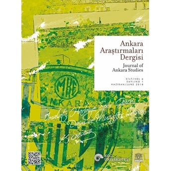 Ankara Araştırmaları Dergisi Cilt: 6 Sayı: 1 Haziran 2018 Kolektif