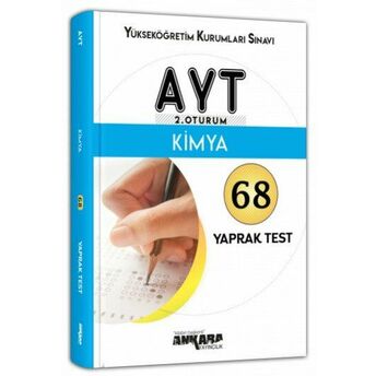 Ankara Ayt 2. Oturum Kimya Yaprak Test (Yeni) Serdar Bilgen-Arzu Çolak-Nihan Yavuz