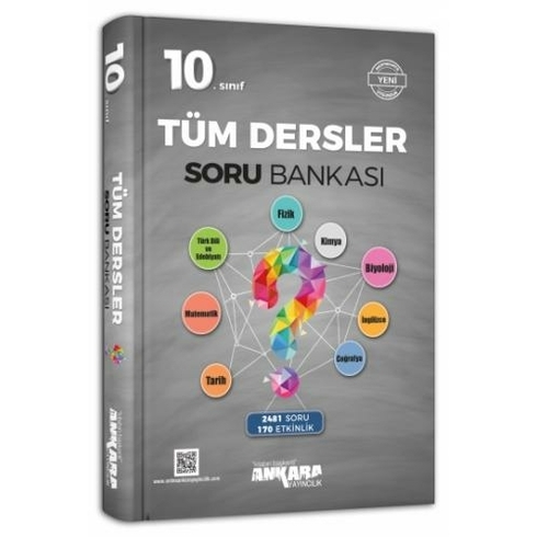 Ankara Yayıncılık 10. Sınıf Tüm Dersler Soru Bankası