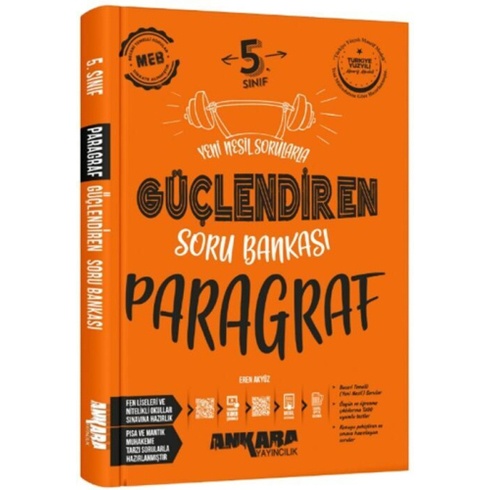 Ankara Yayıncılık 5. Sınıf Paragraf Güçlendiren Soru Bankası Eren Akyüz