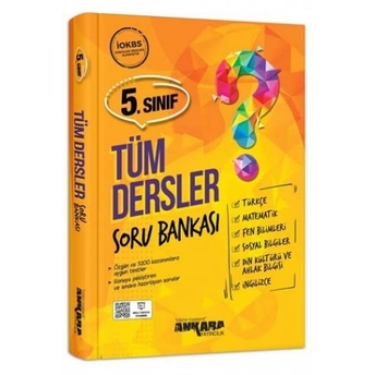 Ankara Yayıncılık 5. Sınıf Tüm Dersler Soru Bankası Komisyon