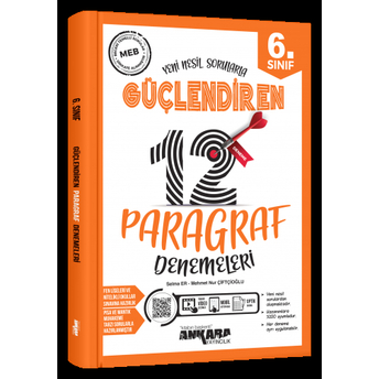 Ankara Yayıncılık 6. Sınıf Paragraf 12 Güçlendiren Deneme Komisyon