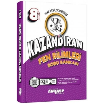 Ankara Yayıncılık 8. Sınıf Fen Bilimleri Kazandıran Soru Bankası Komisyon