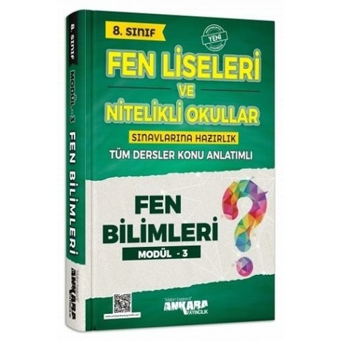 Ankara Yayıncılık 8. Sınıf Fen Bilimleri Konu Anlatımlı Modül 3