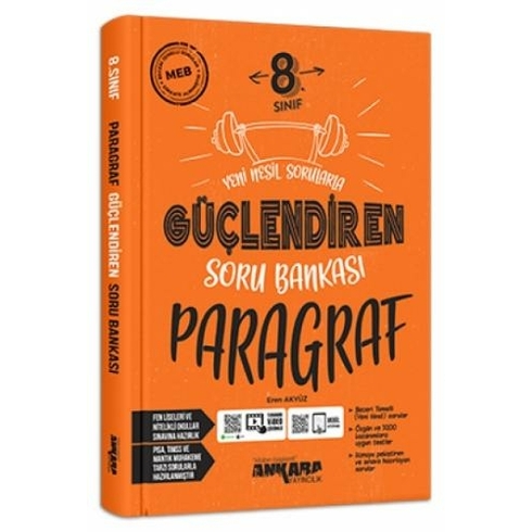 Ankara Yayıncılık 8. Sınıf Lgs Güçlendiren Paragraf Soru Bankası