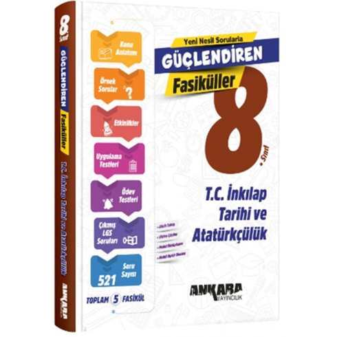 Ankara Yayıncılık 8. Sınıf T.c. Inkılap Tarihi Ve Atatürkçülük Güçlendiren Fasiküller Komisyon