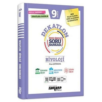Ankara Yayıncılık 9. Sınıf Biyoloji Dekatlon Soru Bankası Komisyon