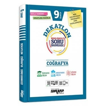​​Ankara Yayıncılık 9.Sınıf Coğrafya Dekatlon Soru Bankası Komisyon