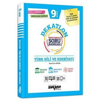 Ankara Yayıncılık 9. Sınıf Türk Dili Ve Edebiyatı Dekatlon Soru Bankası Komisyon