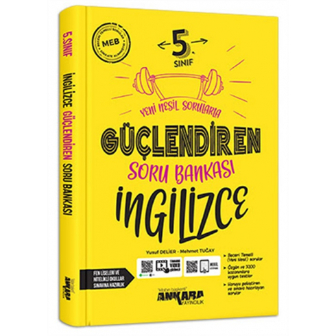 Ankara Yayıncılık Güçlendiren 5.Sınıf Ingilizce Soru Bankası