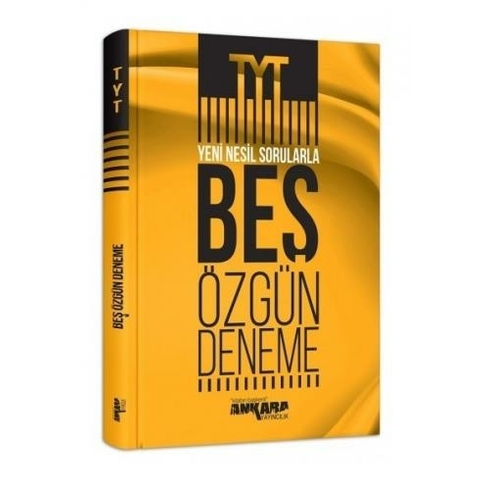 Ankara Yayıncılık Tyt 5 Özgün Deneme Yeni Nesil Sorularla