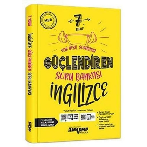 Ankara Yayınları 7. Sınıf Güçlendiren Ingilizce Soru Bankası