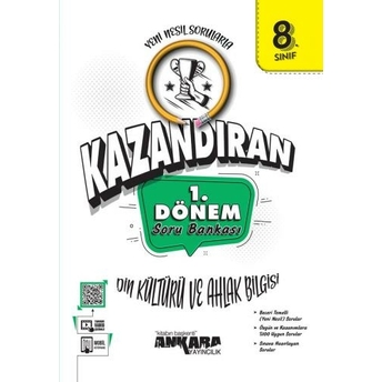 Ankara Yayınları 8. Sınıf Lgs Din Kültürü Ve Ahlak Bilgisi 1. Dönem Soru Bankası Komisyon