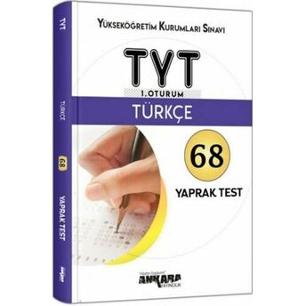 Ankara Yks - Tyt 1. Oturum Türkçe Yaprak Test (Yeni) Komisyon