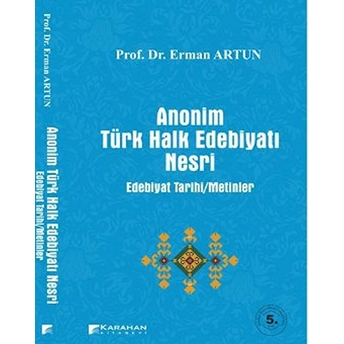 Anonim Türk Halk Edebiyatı Nesri Erman Artun