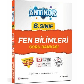 Antikor 8.Sınıf Fen Bilimleri Soru Bankası Yalçın Akgün,Tuğçe Kılıçaslan Bahar