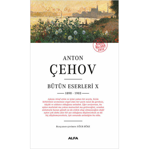 Anton  Çehov  Bütün Eserleri X 1898-1903 -Anton Pavloviç Çehov