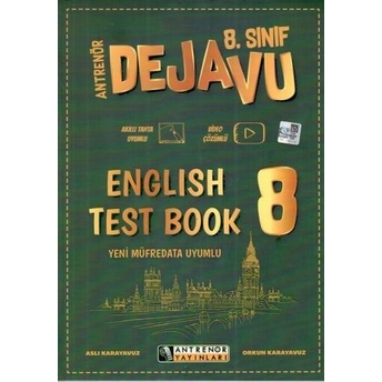 Antrenör Yayınları 8. Sınıf English Dejavu Test Book Aslı Karayavuz