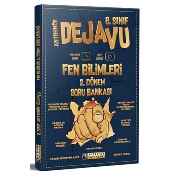 Antrenör Yayınları 8. Sınıf Fen Bilimleri 2. Dönem Dejavu Soru Bankası Komisyon