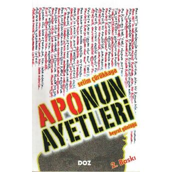 Aponun Ayetleri - Beyrut Günlüğü Selim Çürükkaya