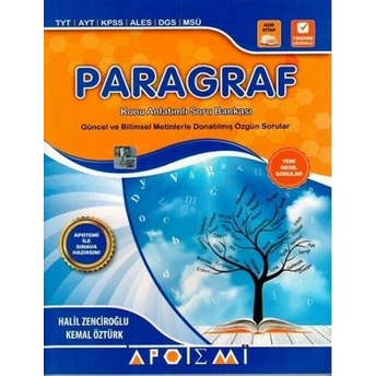 Apotemi Yayınları 2022 Paragraf Konu Anlatımlı Soru Bankası Komisyon