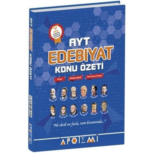 Apotemi Yayınları Ayt Edebiyat Konu Özeti Komisyon