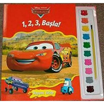 Arabalar 1,2,3 Başla Boyama Kitabı Kolektif