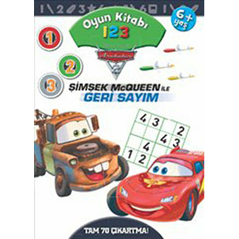 Arabalar - Oyun Kitabı Şimşek Mcqueen Ile Geri Sayım Kolektif