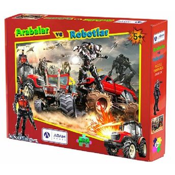 Arabalar Ve Robotlar 150 Parça Puzzle (28X40)