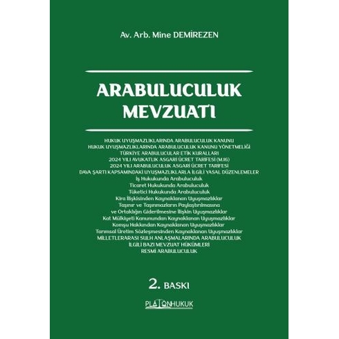 Arabuluculuk Mevzuatı Mine Demirezen