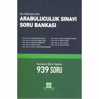 Arabuluculuk Sınavı Soru Bankası Ayşegül Kübra Polat