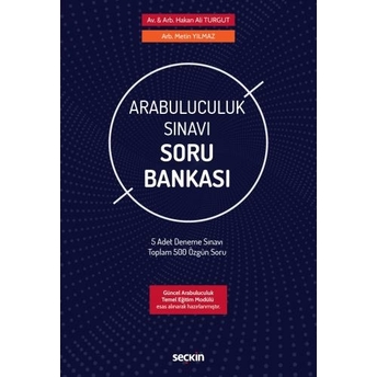 Arabuluculuk Sınavı Soru Bankası Hakan Ali Turgut