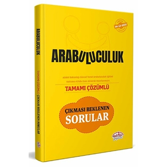 Arabuluculuk Sınavı Tamamı Çözümlü Çıkması Beklenen Sorular Kolektif