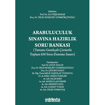 Arabuluculuk Sınavına Hazırlık Soru Bankası Kolektif