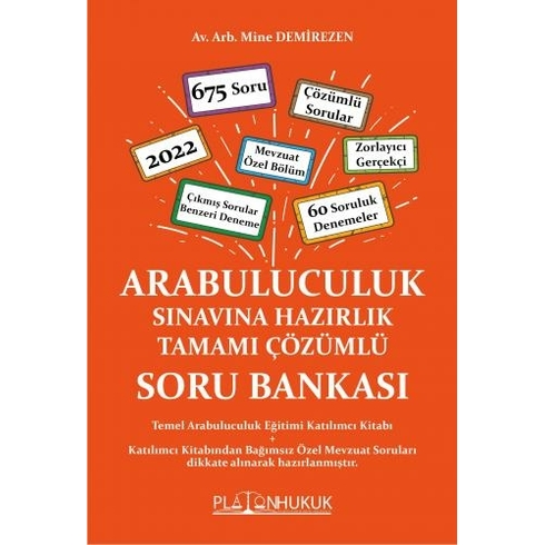 Arabuluculuk Sınavına Hazırlık Tamamı Çözümlü Soru Bankası - Mine Demirezen