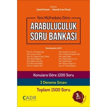 Arabuluculuk Soru Bankası Şamil Demir