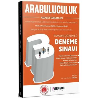 Arabuluculuk Tamamı Çözümlü 3 Deneme Sınavı Seyit Ahmet Ergün