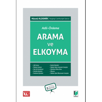 Arama Ve Elkoyma Hüsnü Aldemir