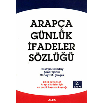 Arapça Günlük Ifadeler Sözlüğü Şener Şahin