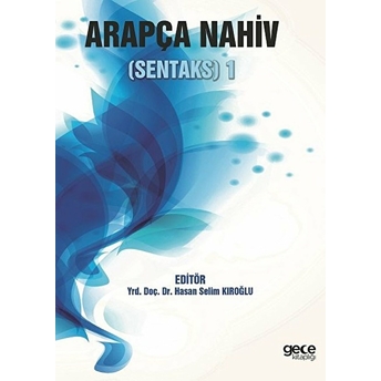 Arapça Nahiv - Sentaks 1 Hasan Selim Kıroğlu