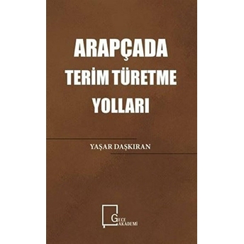 Arapçada Terim Türetme Yolları