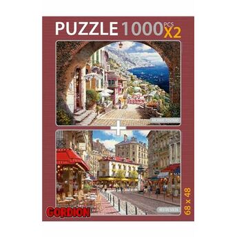 Archway Positano Reu Du Soleil / 2X1000 Parça Puzzle (40140) Kolektıf