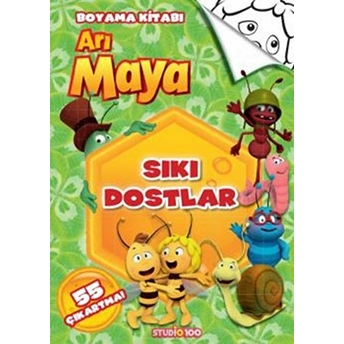 Arı Maya - Sıkı Dostlar Boyama Kitabı Kolektif