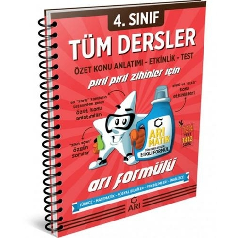 Arı Yayıncılık 4. Sınıf Tüm Dersler Akıllı Defter