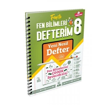 Arı Yayıncılık 8. Sınıf Fenito Fen Bilimleri Defterim Komisyon