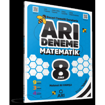 Arı Yayıncılık 8. Sınıf Matematik Deneme Mehmet Ali Varışlı