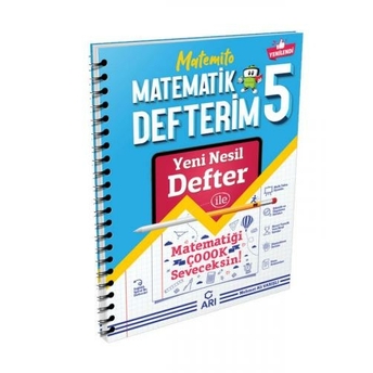 Arı Yayınları 5. Sınıf Matematik Defterim Matemito Komisyon