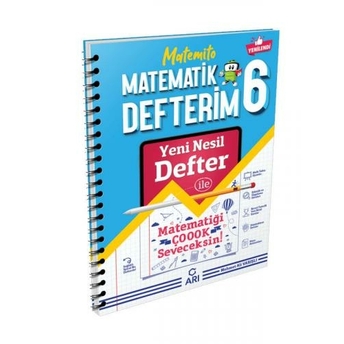 Arı Yayınları 6. Sınıf Matematik Defterim Matemito Komisyon