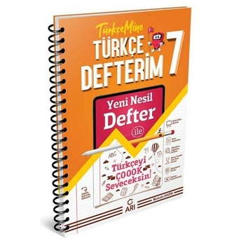 Arı Yayınları 7. Sınıf Türkçe Defterim Türkçemino Mustafa Aygün